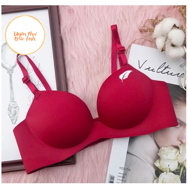 Áo lót đúc su hình lông vũ FOY+COY mút dày 3cm nâng ngực đẹp cho cac chị em gái