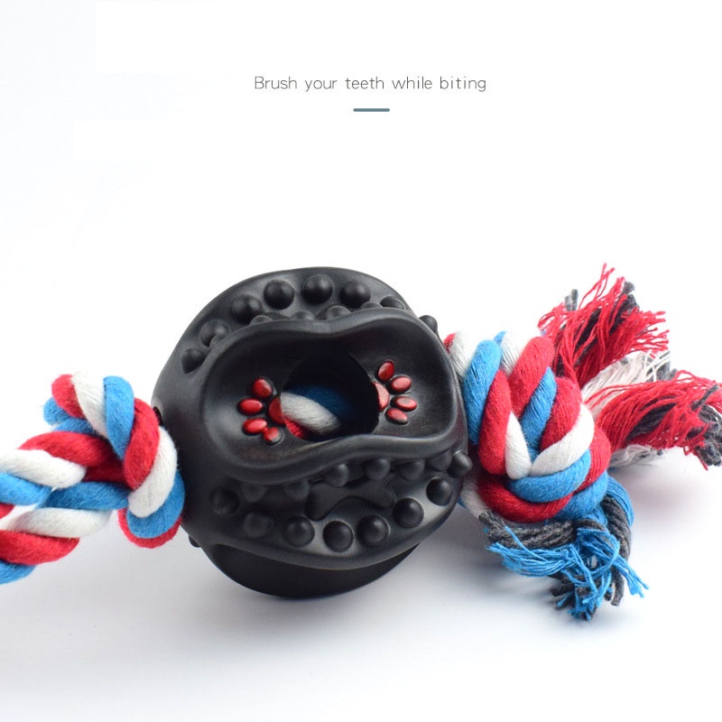 Đồ Chơi Vòng Kéo Dây Cotton Thắt Nút Chống Cắn Cho Thú Cưng