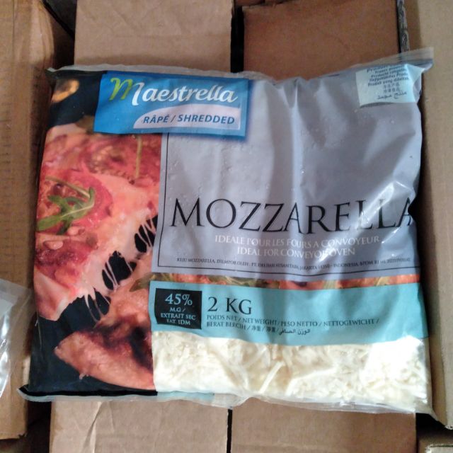 PHÔ MAI BÀO MOZZARELLA PHÁP GÓI 2KG