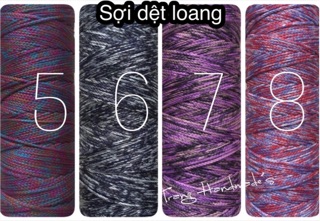 Sợi dệt loang crafyarn