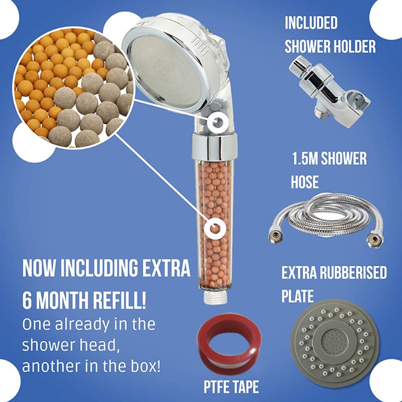 Vòi Hoa Sen Áp Suất Cao Cầm Tay Tiện Dụng