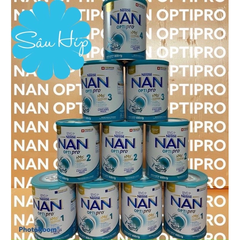 Sữa Nan Nga đủ số 1,2,3,4 800g