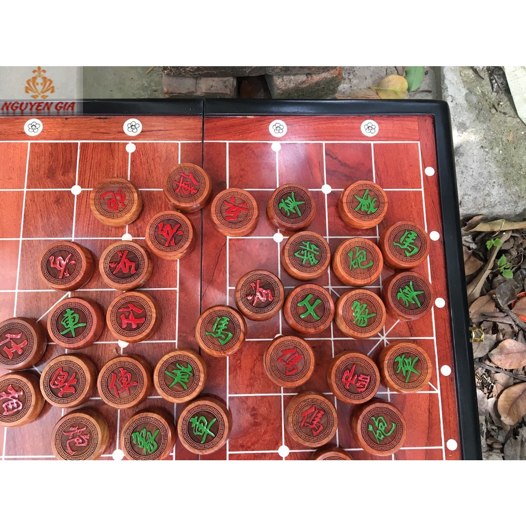 Quân cờ Tướng gỗ Hương