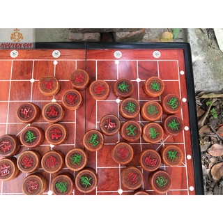 Quân cờ Tướng gỗ Hương (Không bao gồm bàn)