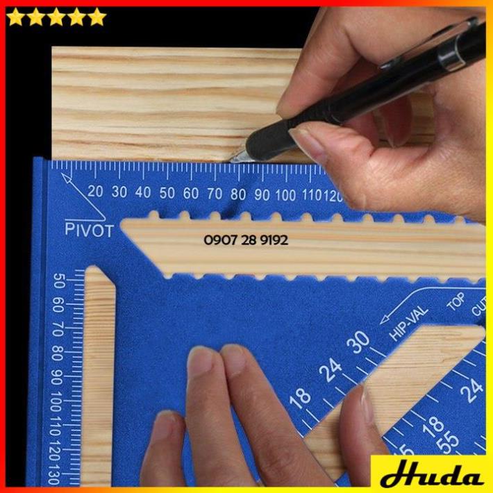 Thước Tam Giác Ke Góc Vuông Bằng Hợp Kim Nhôm ⚡️LOẠI TỐT⚡️ Thước Vuông Góc - Thước Đo Góc 90 Độ