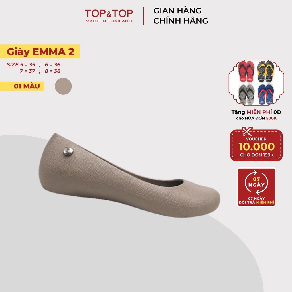 Giày Bệt Búp Bê Nhựa Nữ Thái Lan MONOBO EMMA 2