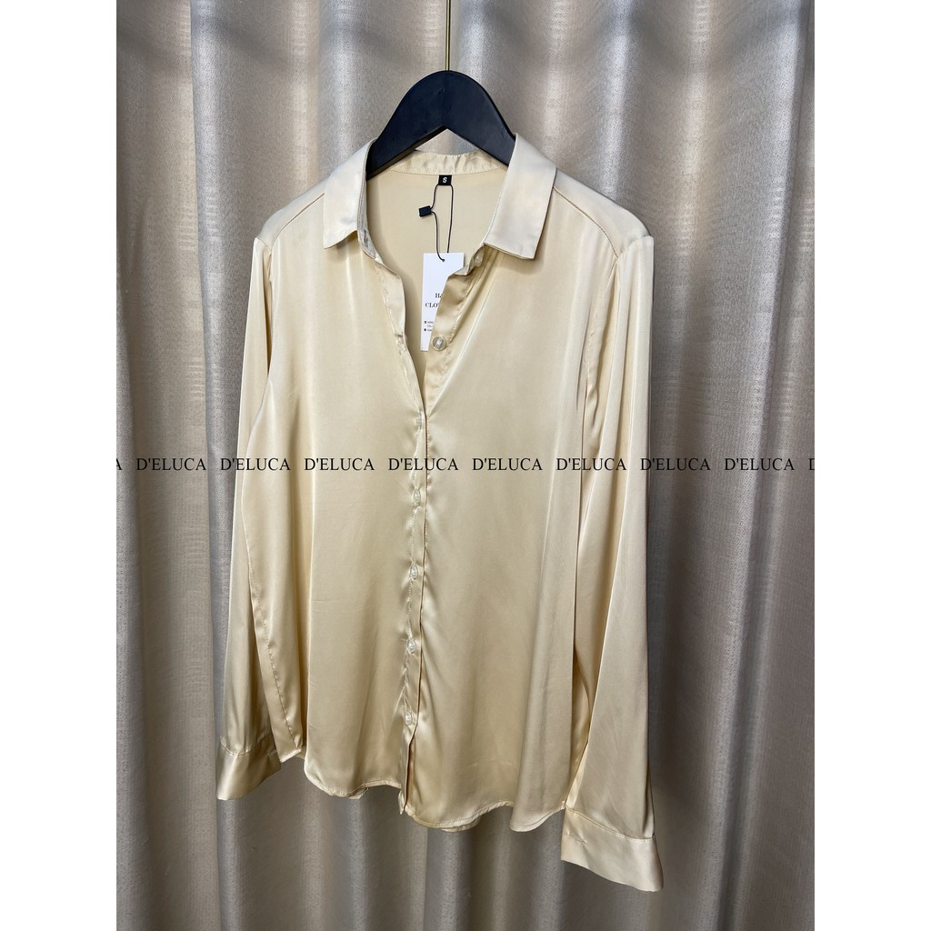 [Hình Thật+Video Tự Quay] 💖 Áo Sơ Mi Nữ Lụa Hàn Cổ Đức Cao Cấp 💖 Sơ-Mi Trơn Công Sở Cá Tính (Có Sẵn) | BigBuy360 - bigbuy360.vn