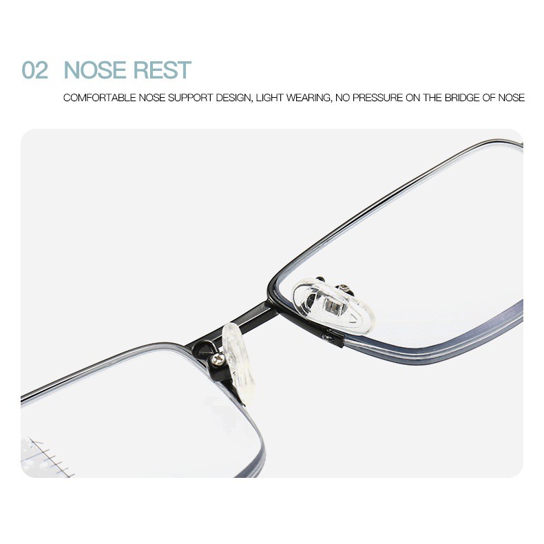 Kính đọc sách chống ánh sáng xanh cho nam đổi màu thông minh ngoài trời kính đọc sách thoải mái của phụ nữ Khi mặt trời đổi màu thành kính râm +1.00+15.0+2.00+2.50+3.00+3.50