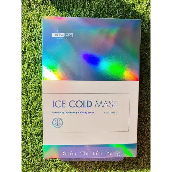 Thera Lady Ice Cold Mask Mặt nạ Lạnh siêu thích, se lỗ chân lông