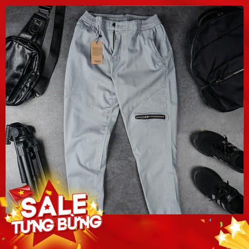 QUẦN JOGGER KAKI PHỐI KHÓA GỐI QKP056 -Hàng nhập khẩu