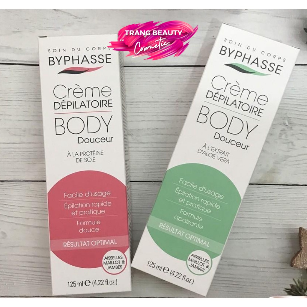 Kem Tẩy Lông Byphasse Hair Removal Cream Body Douceur 125ml