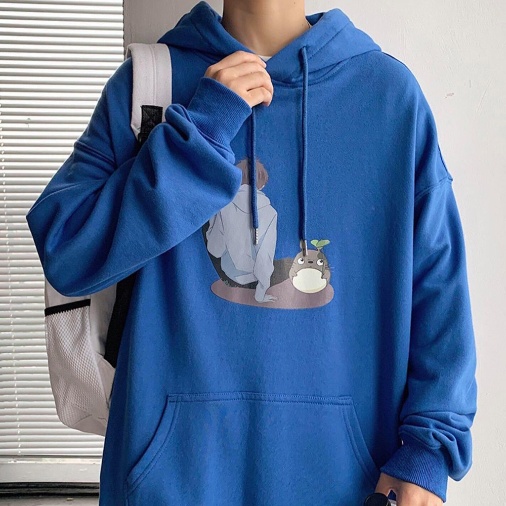 Áo Khoác Hoodie In Hình Cậu Bé Ulzzang Unisex Chất Nỉ Bông Cao Cấp Dáng Rộng Nam Nữ - MM