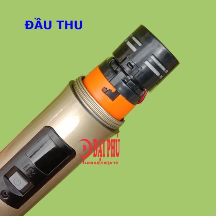 Micro không dây cho loa kéo tần số UHF 770.85Mhz