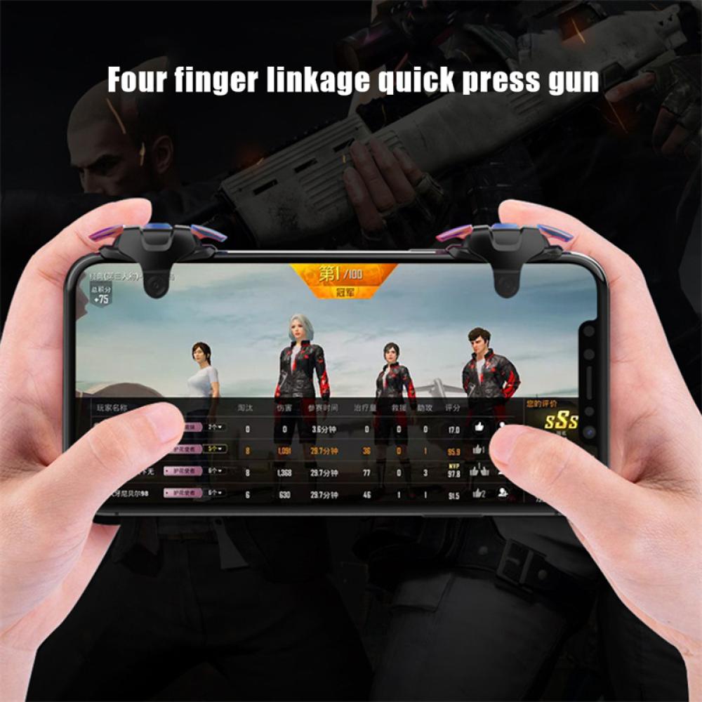 Tay Cầm Điều Khiển Chơi Game Điện Thoại Có Nút L/R J1O9