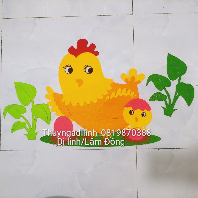 Góc bé ngoan nêu gương cắm cờ vải nỉ mầm non  mầm non