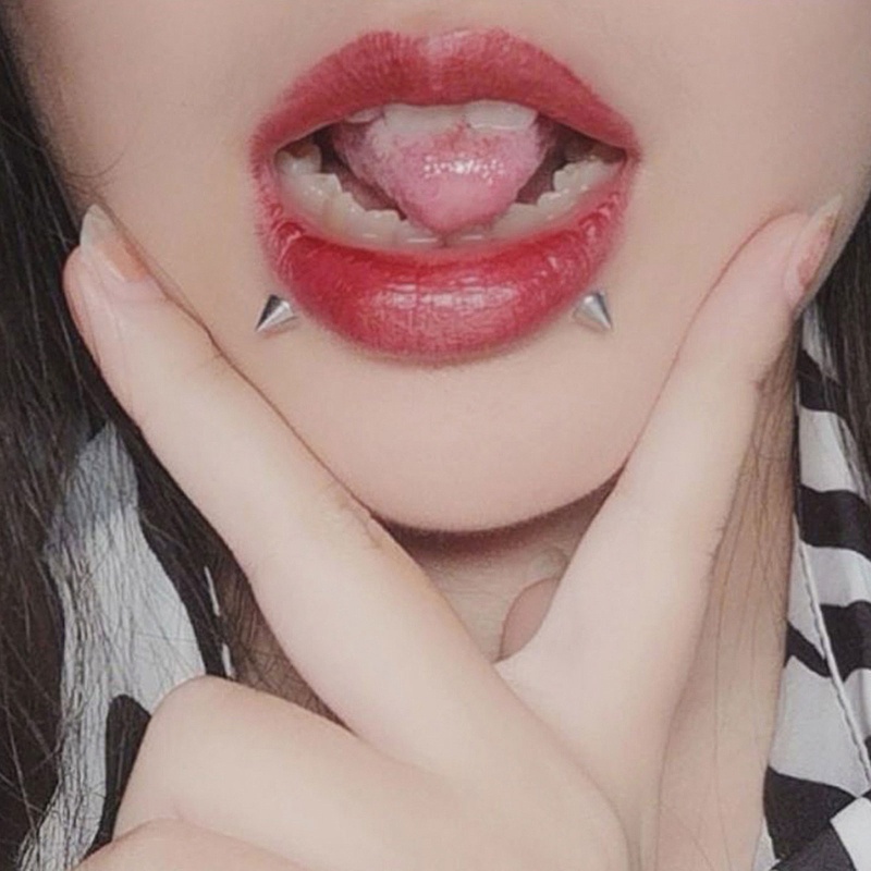 Bộ Khuyên Xỏ Mũi / Chân Mày / Môi / Móng Tay Không Xỏ Lỗ Nhiều Kích Thước Phong Cách Hip hop Âu Mỹ S