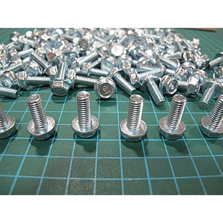 10 con bulon long đền m6 x 15mm răng thuận