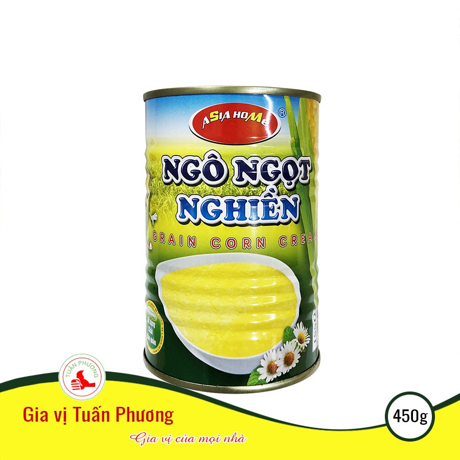 Ngô Nghiền Asia Home Á Châu 450 Gam ( Lon )