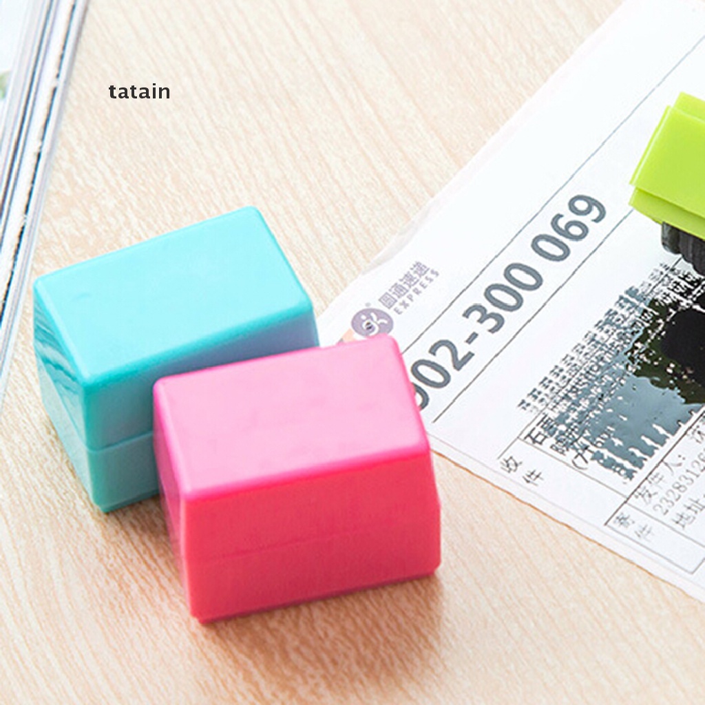 [TAT] NEW Confidential Seal Security Hide ID Garbled Self-Inking Rubber Stamp Protect Identity Theft Stick Confidential
