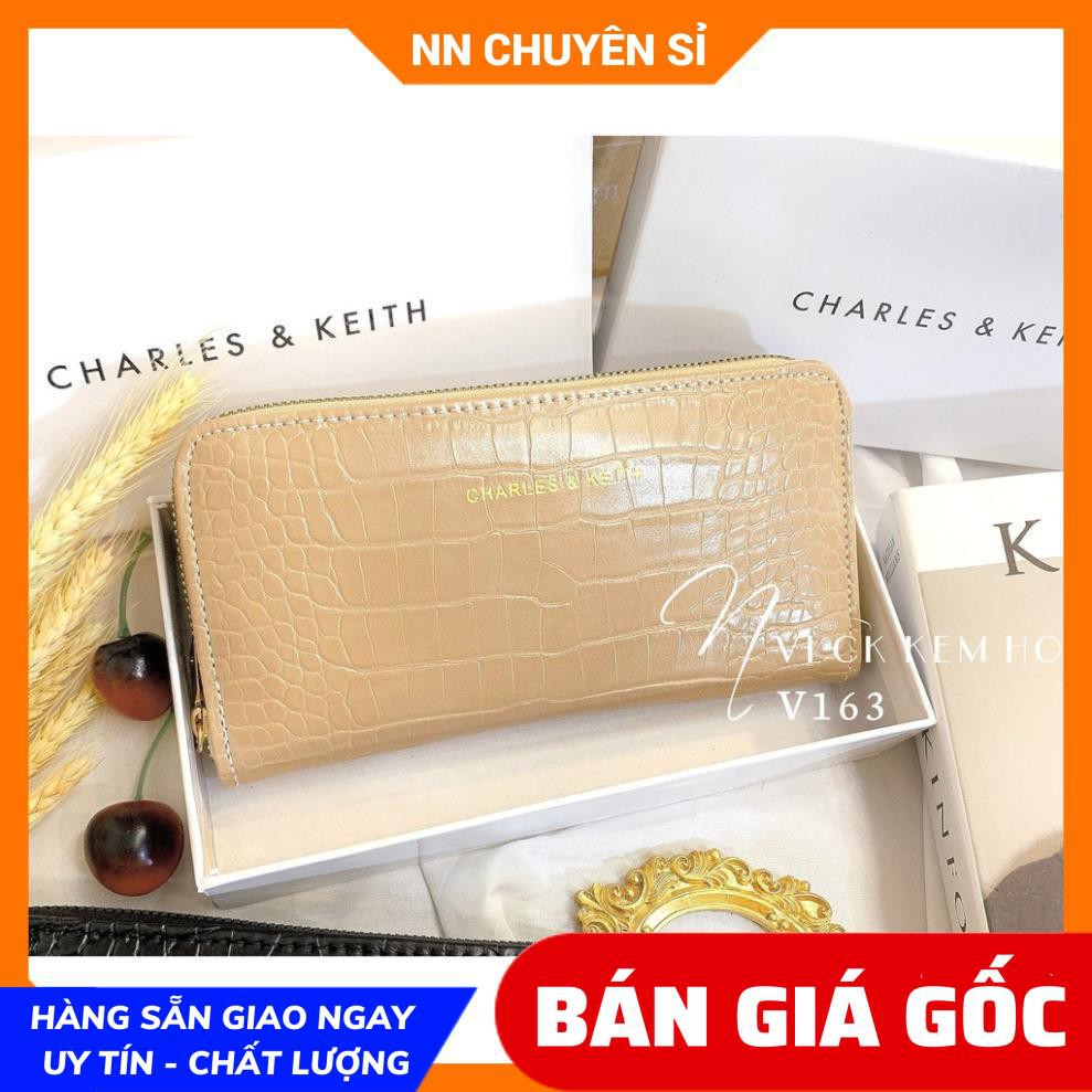 VÍ C&amp;K KÈM HỘP SANG TRỌNG V163 ⚡100% ẢNH THẬT⚡