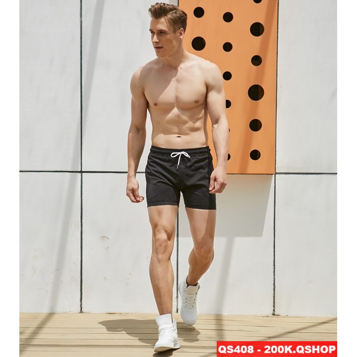 QUẦN SHORT THỜI TRANG NAM ĐI CHƠI ĐI BIỂN QS408 QSHOP