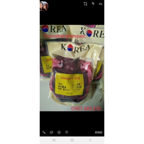 [ DATE MỚI ] Nấm linh chi tai đỏ 6 năm tuổi Hàn Quốc, Túi 1kg [ Hàng Mới Về ]