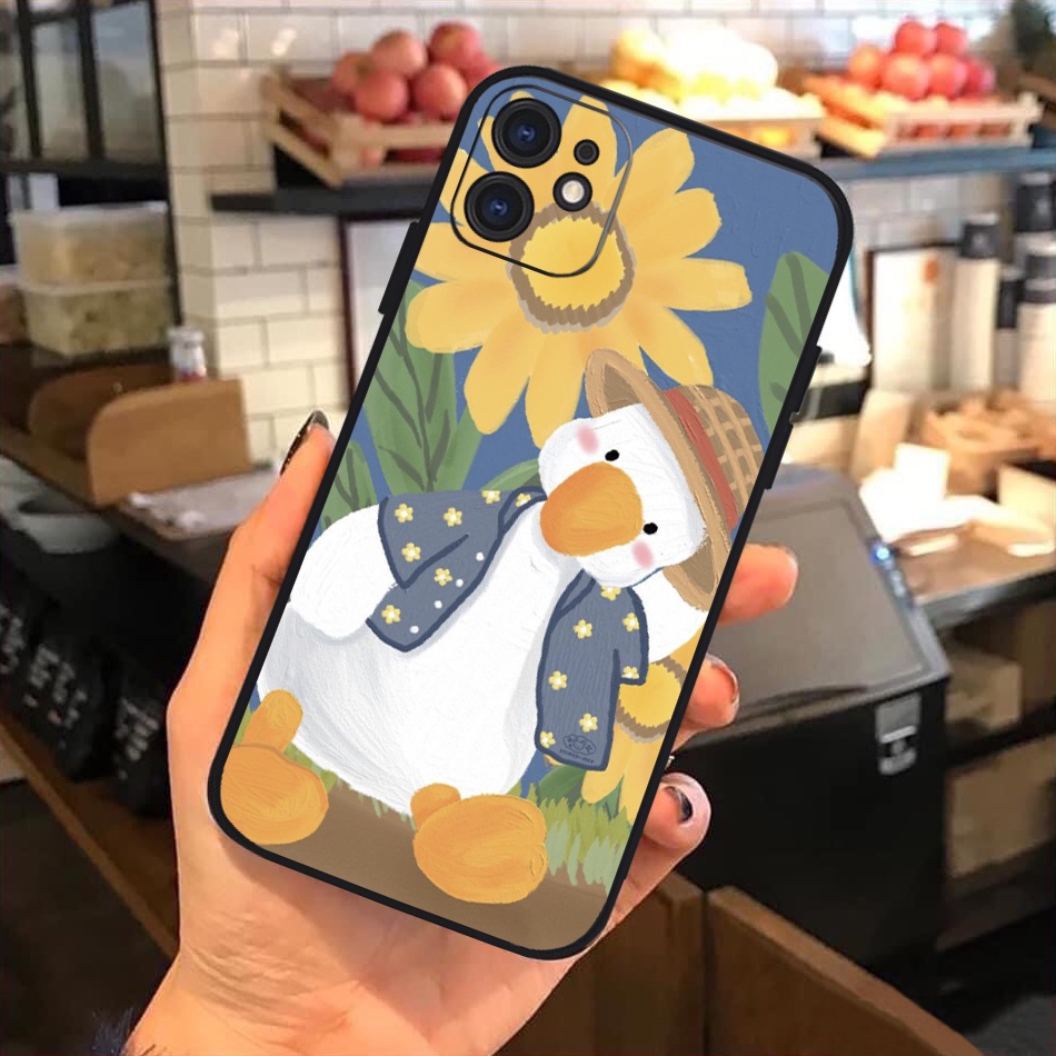 Vỏ ốp iPhone Silicon viền vuông Duck 245 - 246 Phone 6pl/6s/6spl/7/7pl/8/8pl/x/xs/11/12/13/14/pro/max - Chinchincase