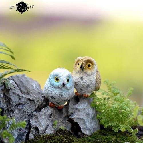 Cú trang trí nhà búp bê