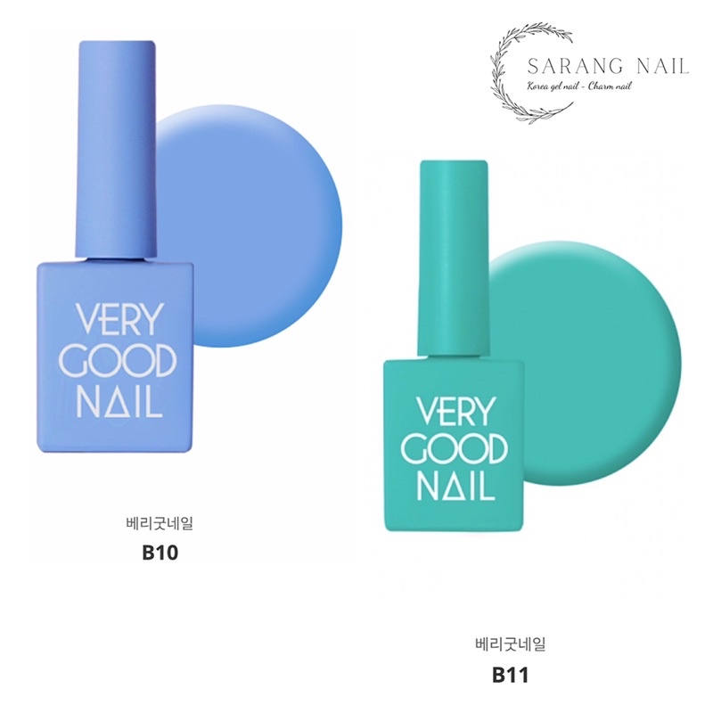 Sơn Very Good Nail chính hãng Hàn Quốc tone Xanh Blue