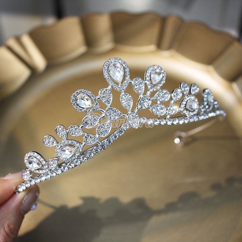 Vương Miện Thiết Kế Đơn Giản Thời Trang Cho Cô Dâu