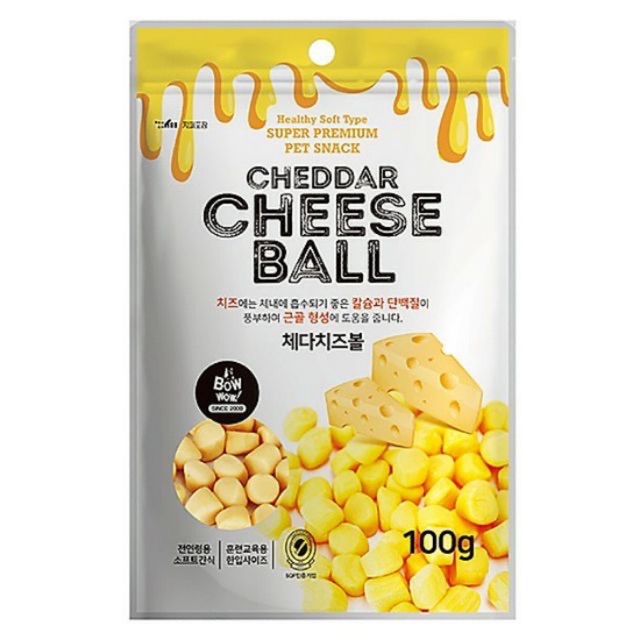 Phô mai viên cheese ball bowWow 100g