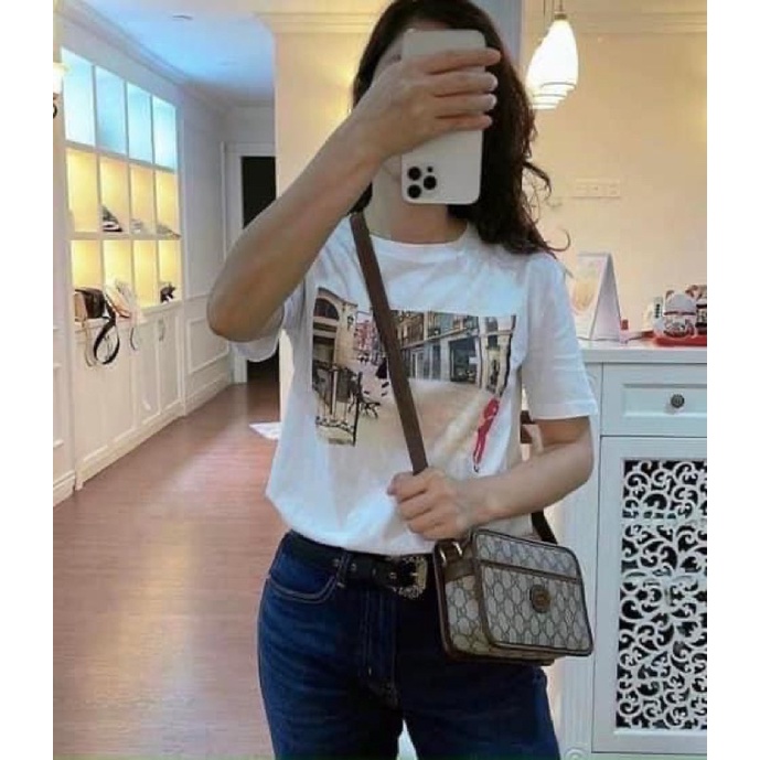 Túi đeo chéo Nam nữ Gc hộp interlocking size 22 Fullbox nam châm