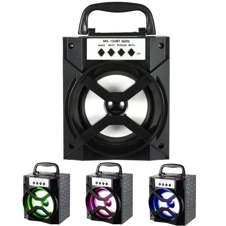 Loa gỗ Bluetooth xách tay MS-134BT