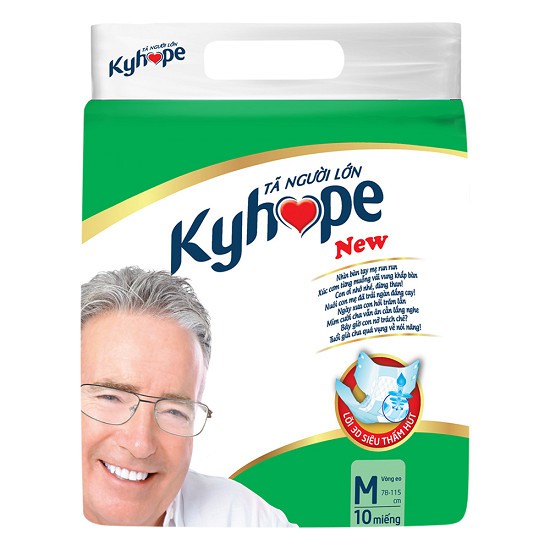 COMBO 6 GÓI TÃ DÁN NGƯỜI GIÀ KYHOPE/ KAZAN SAFEGUARD M/L10 - L/XL10