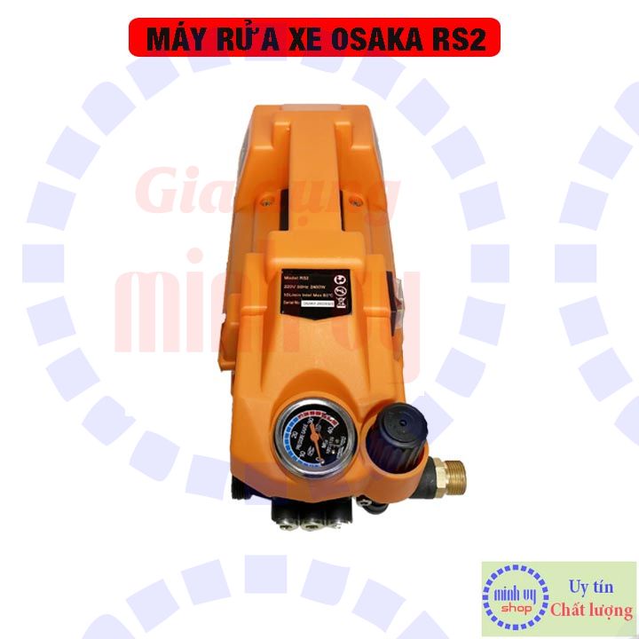 Máy rửa xe chỉnh áp Osaka RS2(Zukui)-2400w lõi đồng TẶNG KÈM BÉC RỬA MÁY LẠNH