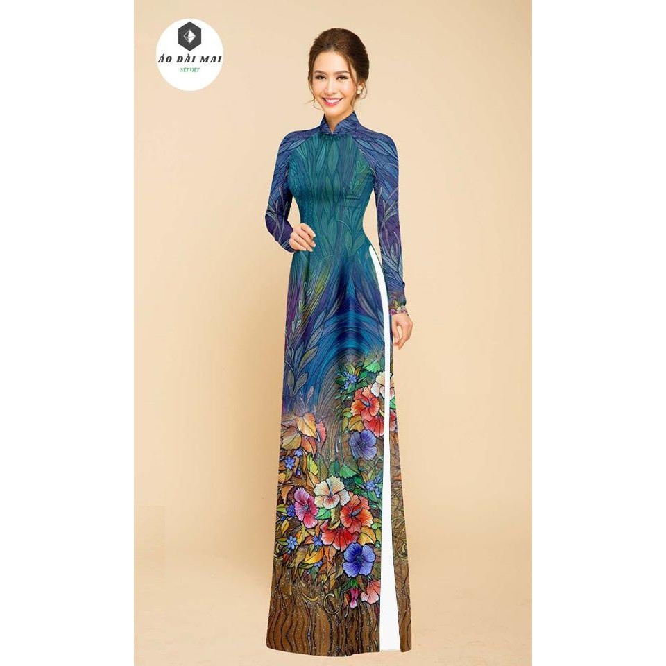 NM-ÁO DÀI TRUYỀN THỐNG MAY SẴN ĐỦ SIZE-HỌA TIẾT THỔ CẨM - ÁO DÀI MAI | BigBuy360 - bigbuy360.vn