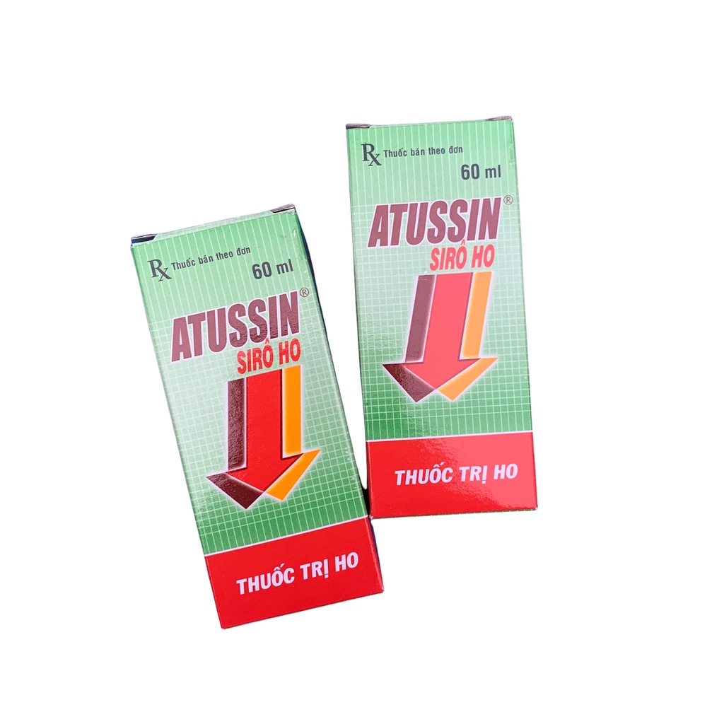 ATUSSIN Siro ho  hỗ trợ giảm ho, giảm viêm họng cho bé