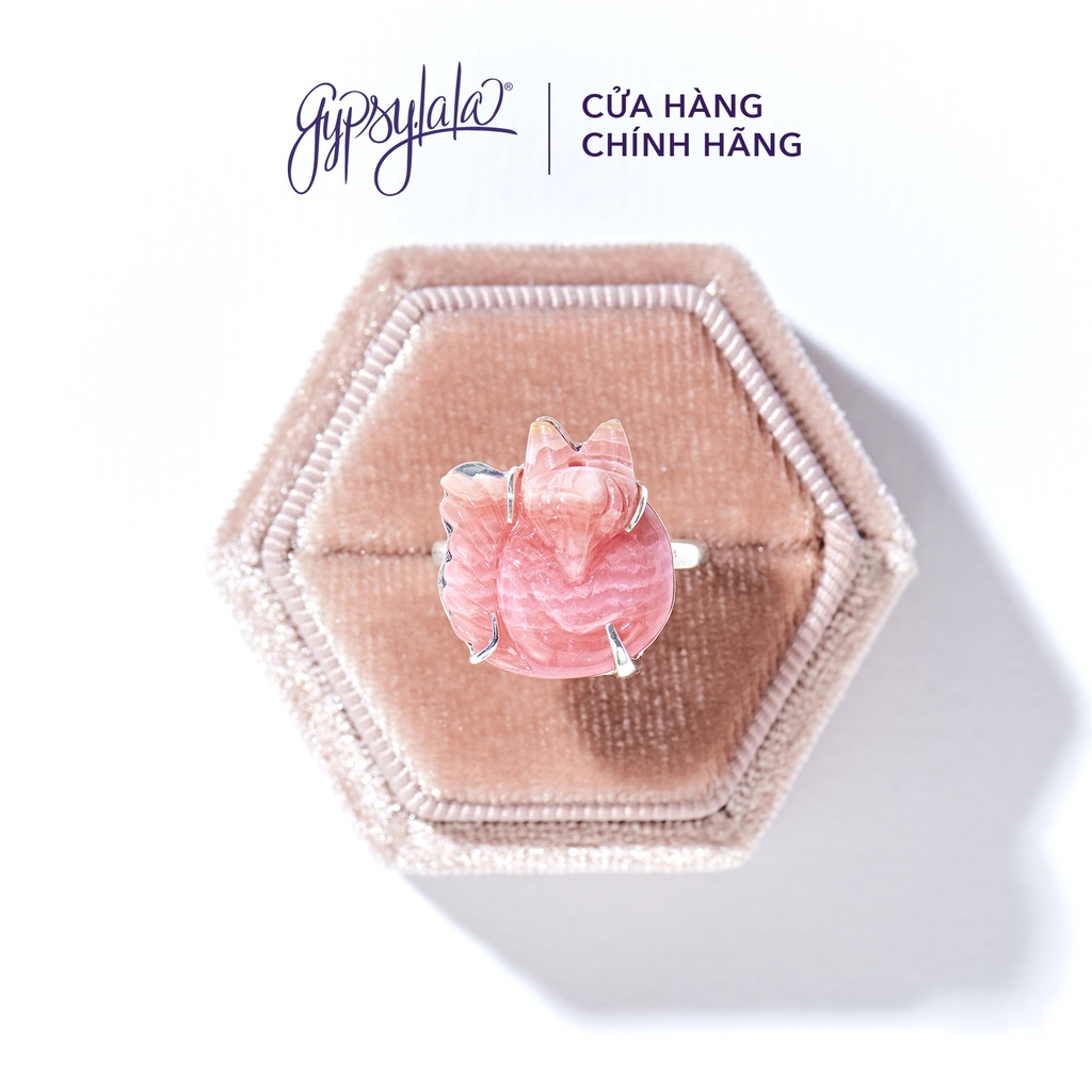 Nhẫn Hồ Ly Đá Đào Hoa Trơn SP003881 Gypsy.lala