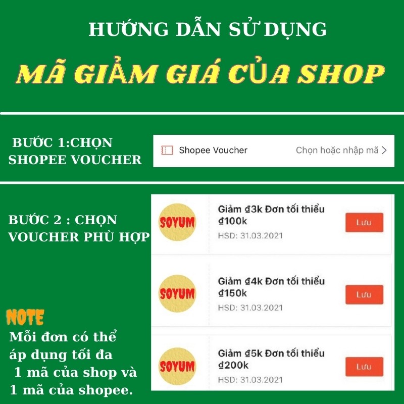 Cơm cháy chiên mắm hành gói 3 miếng, ăn vặt Soyum vừa ngon vừa rẻ