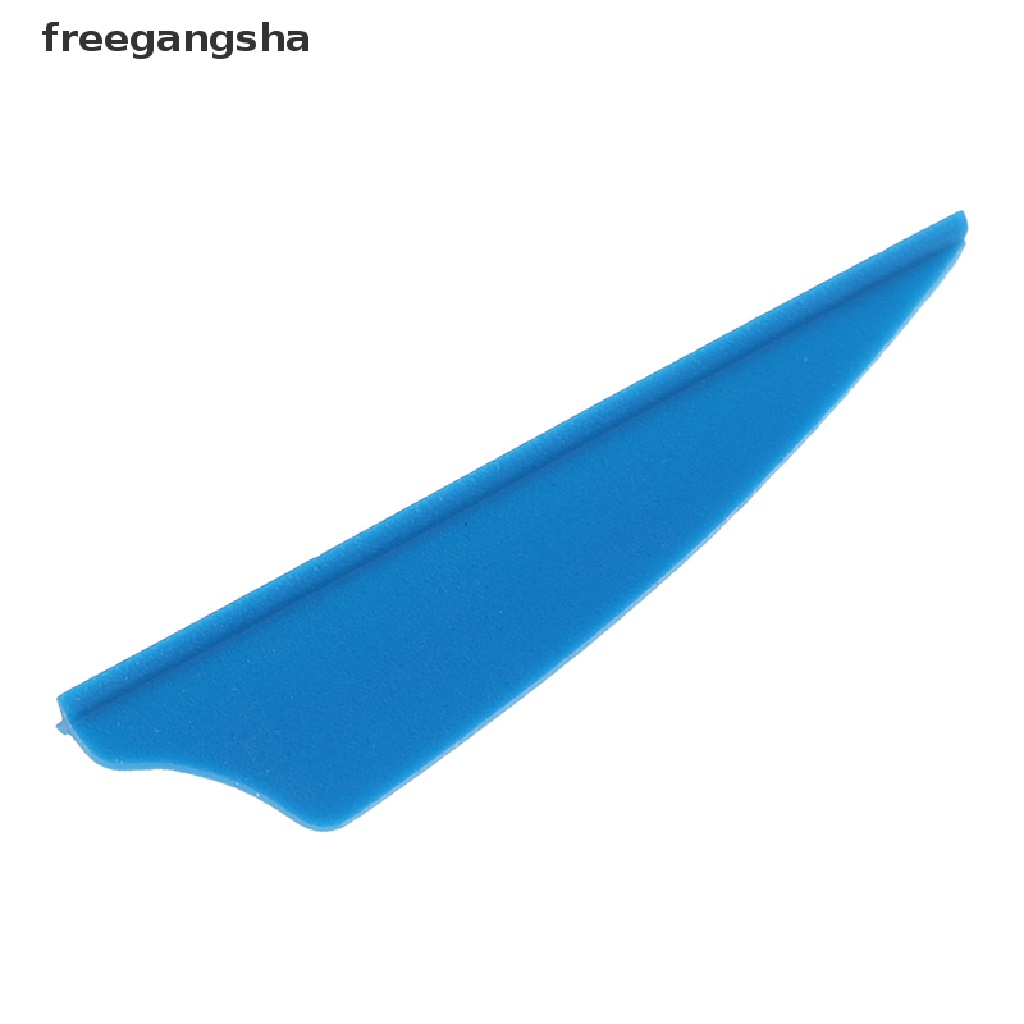 [FREG] 30pcs/bag 2&quot; Rubber Vanes Archery Arrow Feather Fletching Shield DIY Tool FDH