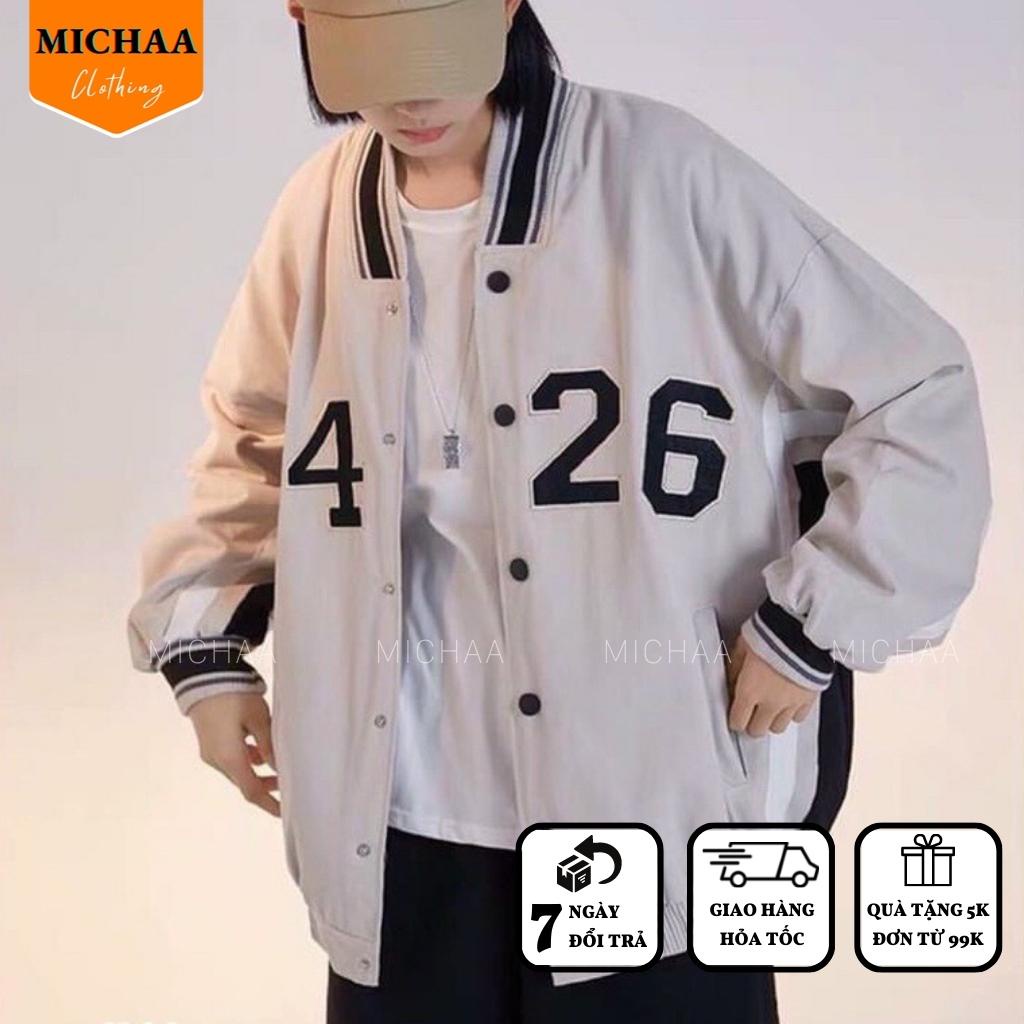 Áo Khoác Bomber Dù 5426 Nam Nữ Ulzzang Unisex 2 Lớp Kiểu Basic Form Rộng - MICHAA