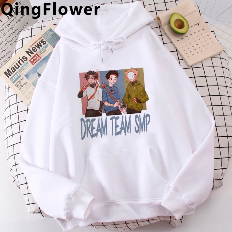 Áo khoác hoodie chui cổ nam in hình Anime Dream Smp 2021