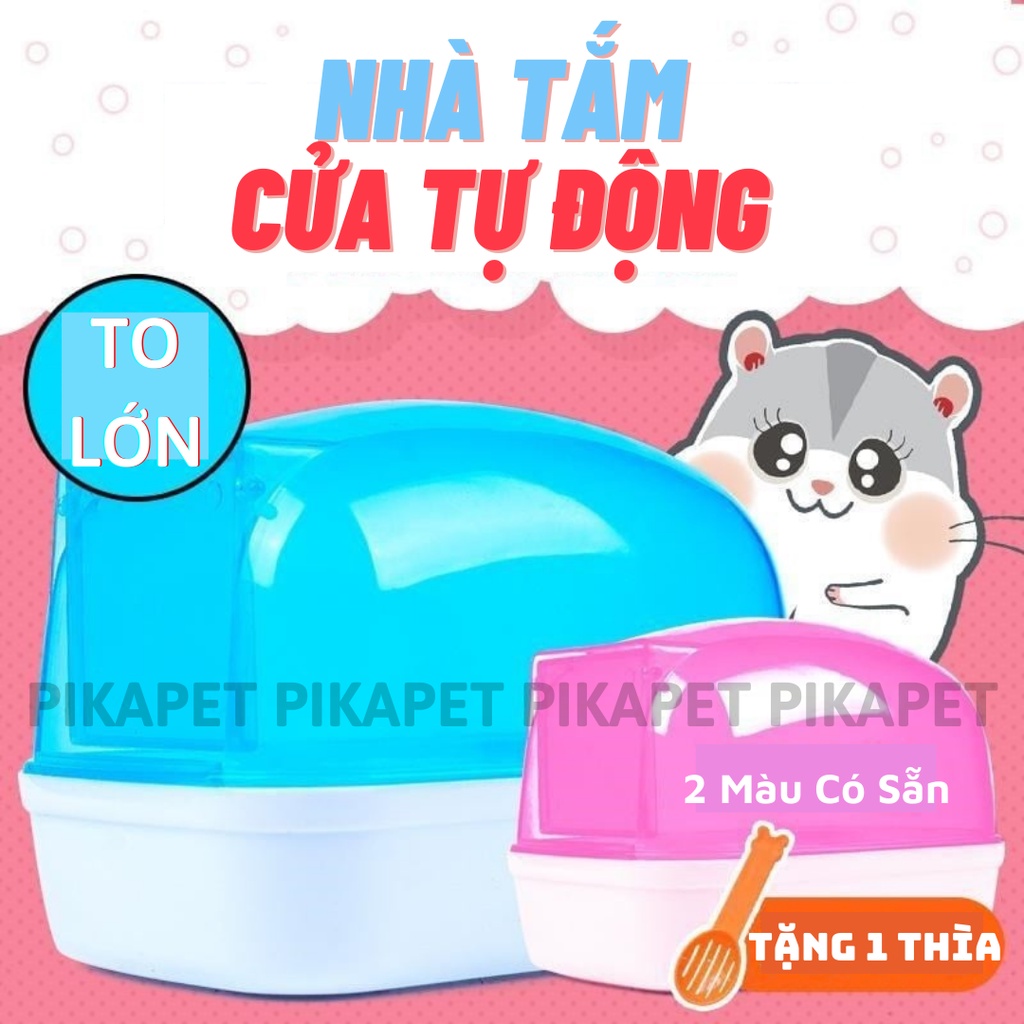 Nhà tắm cửa tự động cho hamster