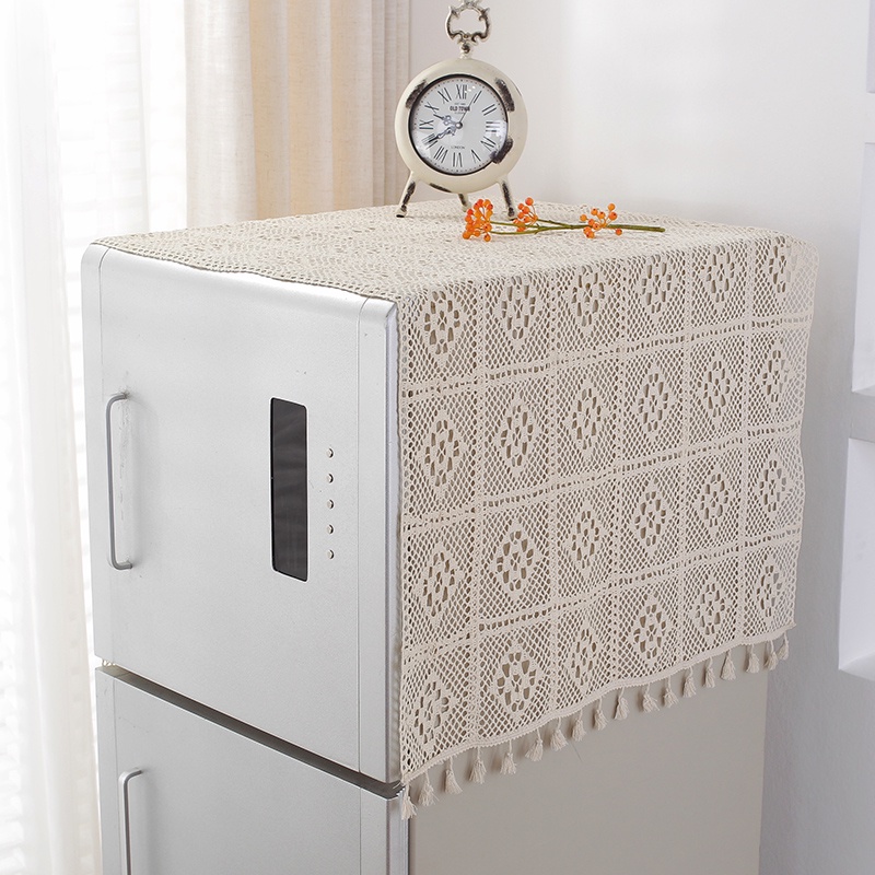 Khăn Universal. Tấm Vải Ren Phủ Tủ Lạnh / Máy Giặt / Lò Vi Sóng / TV