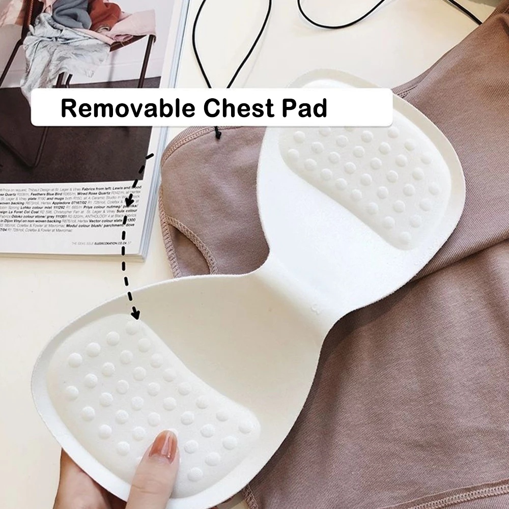 Áo Ống Cotton Co Giãn Màu Trơn Không Tay Ôm Dáng Lưng Đẹp Phong Cách Hàn Quốc Dễ Phối Đồ