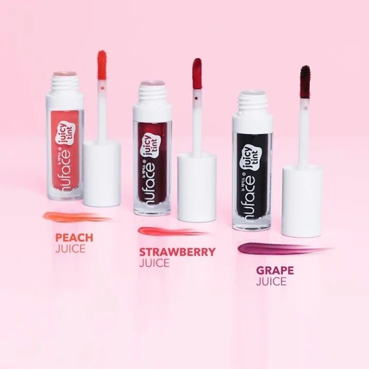 Son lip tint Nuface - dưỡng ẩm môi, thấm nhanh tức thì khi thoa son, lên màu cực kì tự nhiên và đẹp.