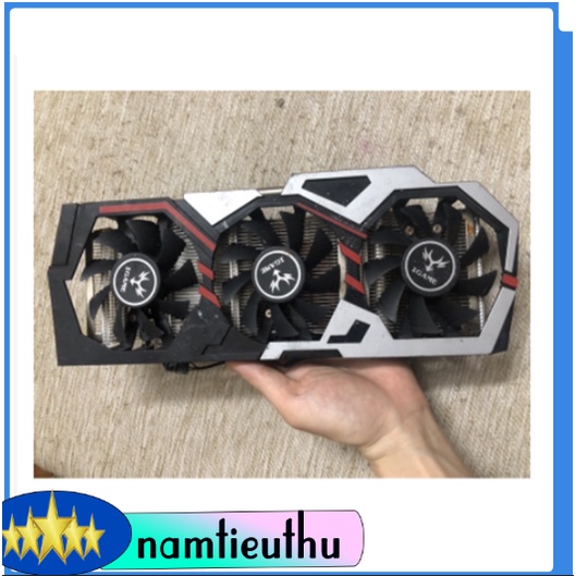 Bộ fan tản gtx 1060 khoảng cách 4 tâm ốc 58mm