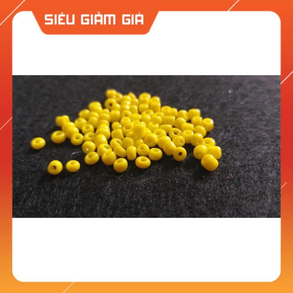 [siêu sale] Gía sỉ 100gr Cườm đục đủ size trung 3mm- phụ liệu làm đồ Handmade làm hoa,kết cườm trang trí