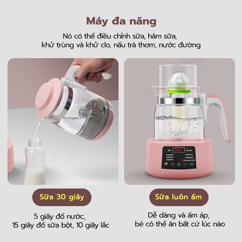 Máy đun nước pha sữa HAN RIVER giữ nhiệt 24 giờ chính hãng