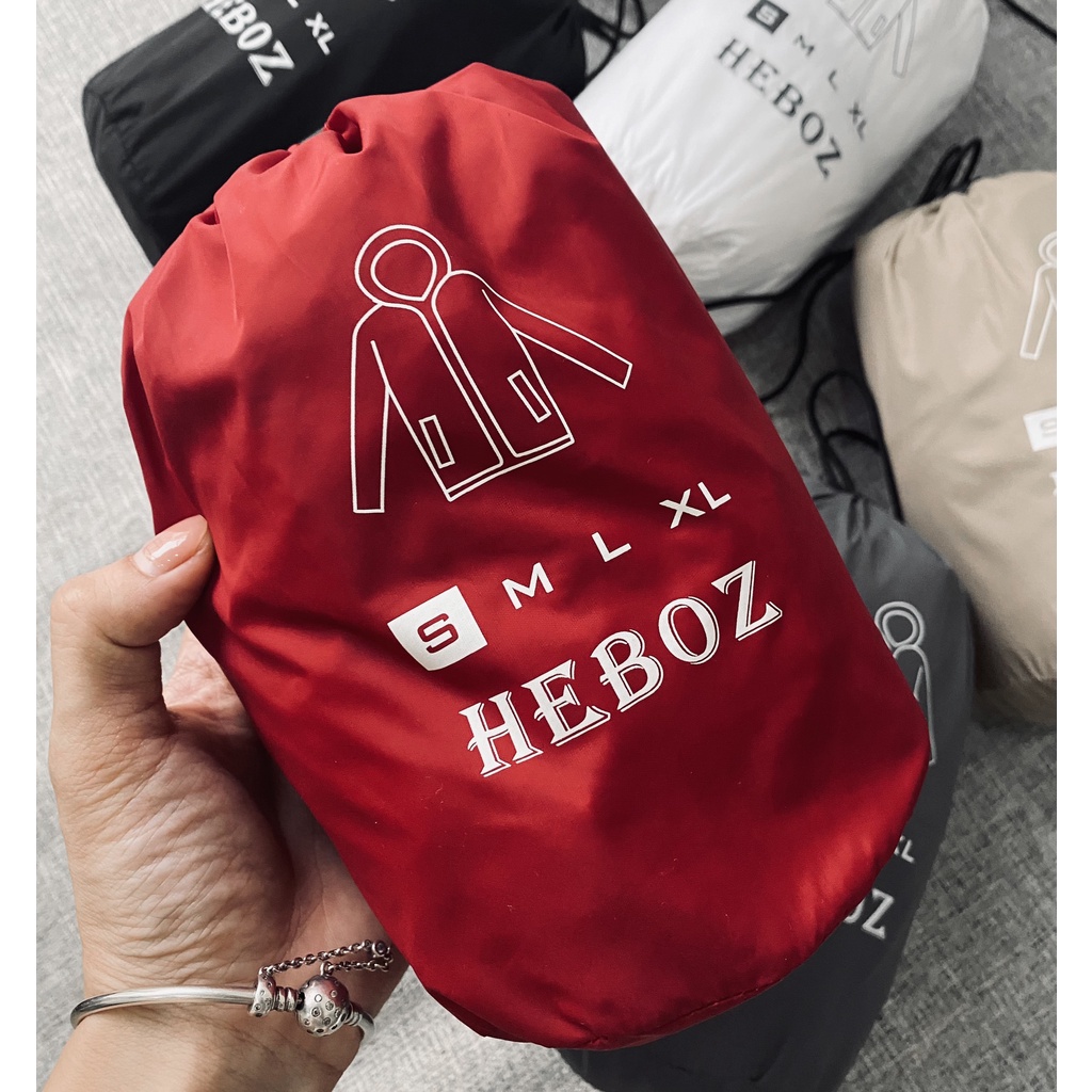 Áo khoác nam HEBOZ chất vải gió 2 lớp có thể đi mưa nhẹ basic cao cấp Heboz 5M - 00001245
